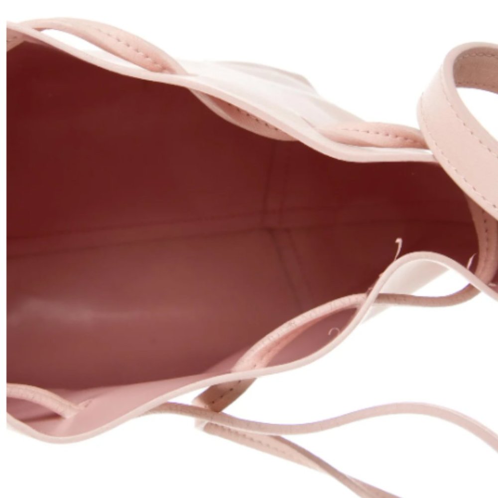 Authentic Mansur Gavriel Pink Leather Bucket Bag - Picture 5 of 5